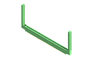 337-076-555-858 - EDAC Card Edge Connector